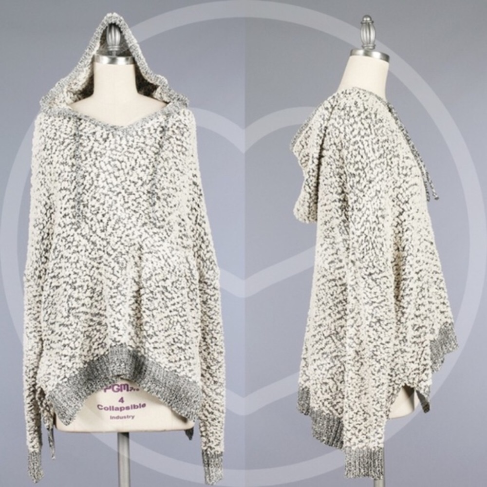 🔥Cozy Knit “Hello Fall” Hoodie Sweater 🙆🏼 - Picture 2 of 2